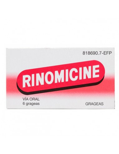 RINOMICINE 6 COMPRIMIDOS RECUBIERTOS