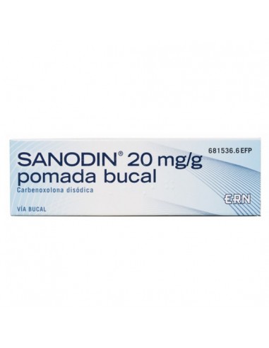 SANODIN 20 MG/G POMADA BUCAL 1 TUBO 15 G