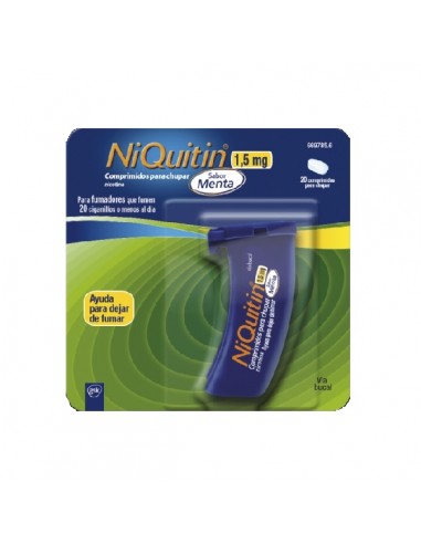 NIQUITIN 1,5 MG 20 COMPRIMIDOS PARA...