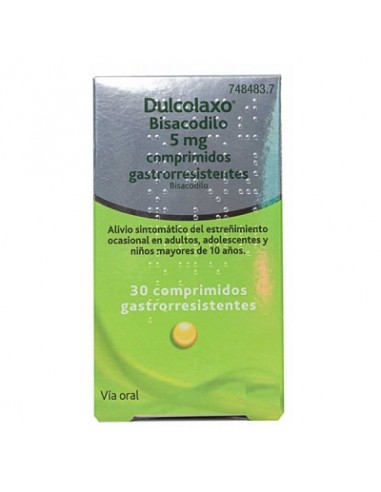 Dulcolaxo Bisacodilo 5 Mg 30...