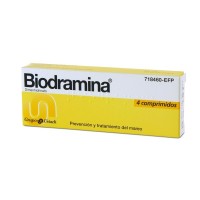 BIODRAMINA 50 MG 4 COMPRIMIDOS