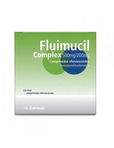 FLUIMUCIL COMPLEX 500 MG/200 MG 12...