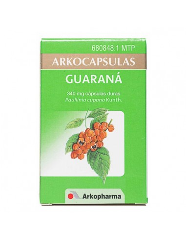 ARKOCAPSULAS GUARANA 340 MG 100 CAPSULAS