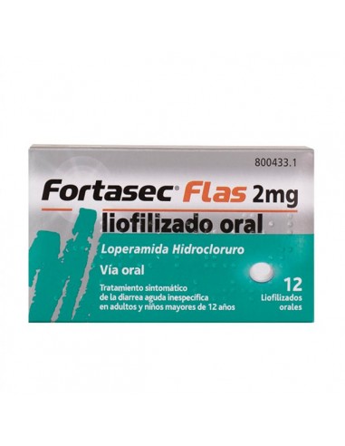 FORTASEC FLAS 2 MG 12 LIOFILIZADOS ORALES