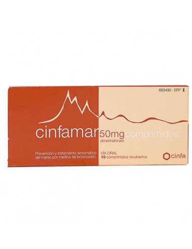 CINFAMAR 50 MG 4 COMPRIMIDOS RECUBIERTOS