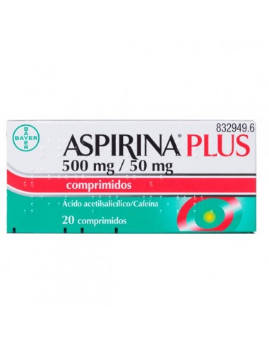 ASPIRINA PLUS 500 MG/50 MG 20...