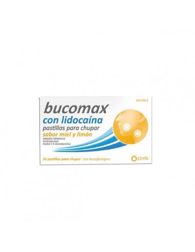 BUCOMAX CON LIDOCAINA 24 PASTILLAS...