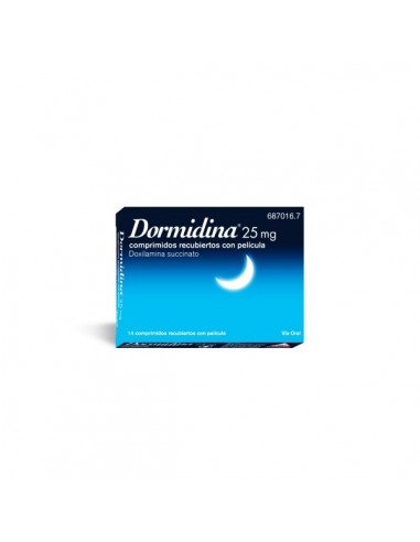 Dormidina 25 Mg 14 Comprimidos...