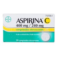 ASPIRINA C 400 MG/240 MG 10 COMPRIMIDOS EFERVESCENTES