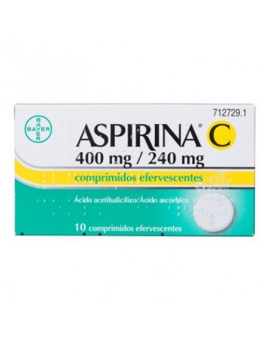 ASPIRINA C 400 MG/240 MG 10...