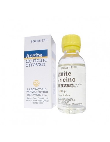 ACEITE RICINO ORRAVAN 1 G/ML LIQUIDO...