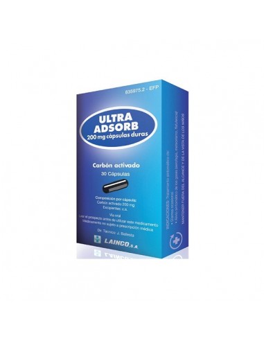 ULTRA ADSORB 200 MG 30 CAPSULAS