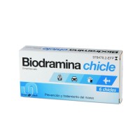 BIODRAMINA 20 MG 6 CHICLES MEDICAMENTOSOS