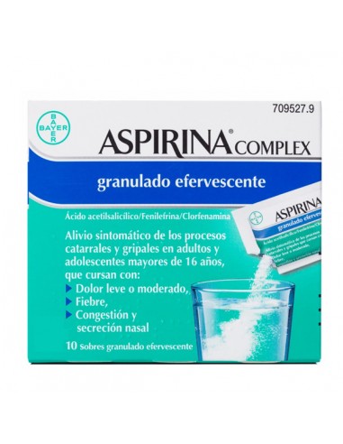 ASPIRINA COMPLEX 10 SOBRES GRANULADO...