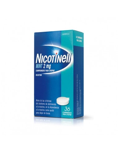 NICOTINELL MINT 2 MG 36 COMPRIMIDOS...