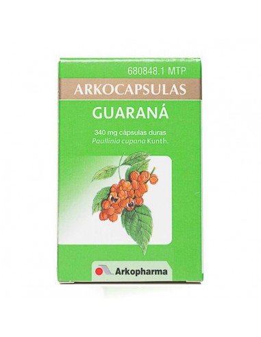 ARKOCAPSULAS GUARANA 340 MG 50 CAPSULAS