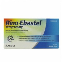 RINO-EBASTEL 10 MG/120 MG 7 CAPSULAS LIBERACION MODIFICADA