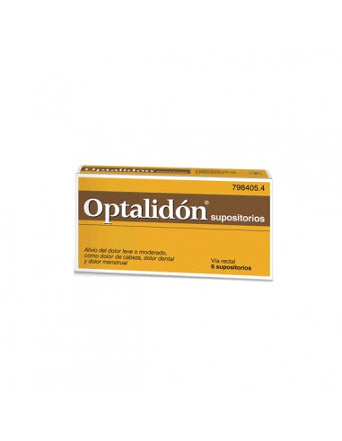 OPTALIDON 500 MG/75 MG 6 SUPOSITORIOS