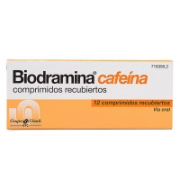 BIODRAMINA CAFEINA 12 COMPRIMIDOS RECUBIERTOS