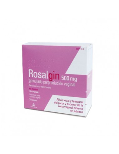 ROSALGIN 500 MG 10 SOBRES GRANULADO...