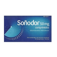 SOÑODOR DIFENHIDRAMINA 50 MG 16 COMPRIMIDOS