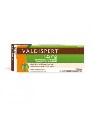 VALDISPERT 125 MG 30 COMPRIMIDOS...