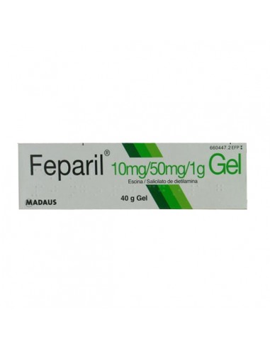 FEPARIL 10 MG/G + 50 MG/G GEL CUTANEO...