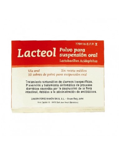 LACTEOL 10 SOBRES POLVO PARA...