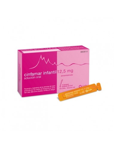 CINFAMAR INFANTIL 12,5 MG 6 SOBRES...