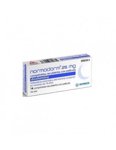 NORMODORM 25 MG 14 COMPRIMIDOS...