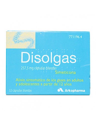 DISOLGAS 257,5 MG 32 CAPSULAS BLANDAS