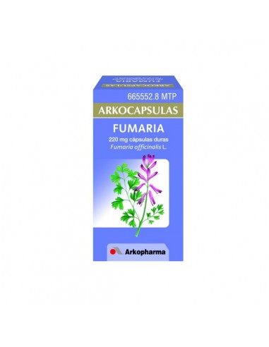 ARKOCAPSULAS FUMARIA 220 MG 48 CAPSULAS