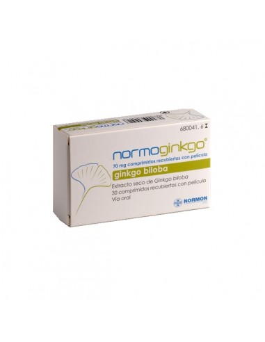 NORMOGINKGO 70 MG 30 COMPRIMIDOS...