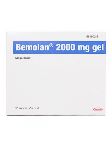 BEMOLAN 2000 MG 30 SOBRES GEL ORAL