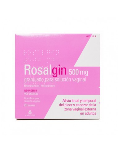 ROSALGIN 500 MG 20 SOBRES GRANULADO...