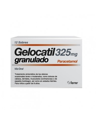 GELOCATIL 325 MG 12 SOBRES GRANULADO...