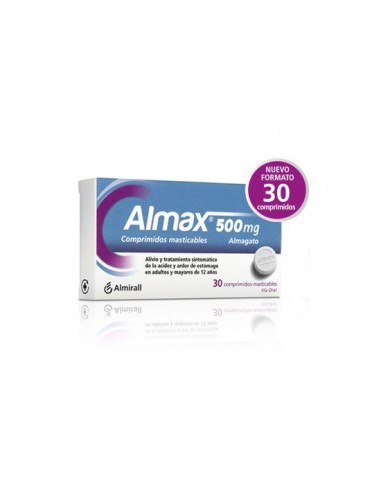 ALMAX 500 MG 30 COMPRIMIDOS MASTICABLES