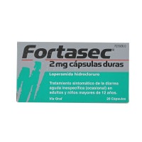 FORTASEC 2 MG 20 CAPSULAS