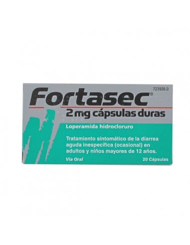 FORTASEC 2 MG 20 CAPSULAS