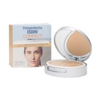 FOTOPROTECTOR ISDIN COMPACT SPF 50+ MAQUILLAJE COMPACTO OIL-FREE 1 ENVASE 10 G COLOR ARENA