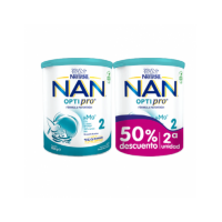 NAN OPTIPRO 2 LECHE DE CONTINUACION  2 ENVASES 800 G