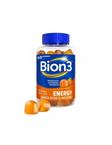 Bion3 Energia Gummies 60 Caramelos de...