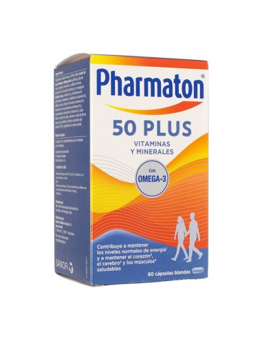 Pharmaton 50 Plus 60 Capsulas Blandas