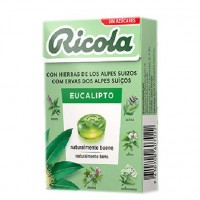 RICOLA CARAMELOS SIN AZUCAR  1 ENVASE 50 G SABOR EUCALIPTUS