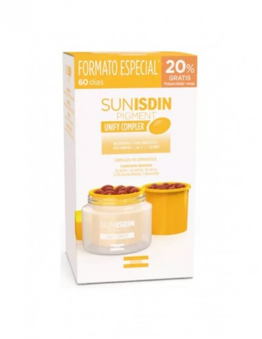 Sunisdin Pigment 60 Capsulas Blandas