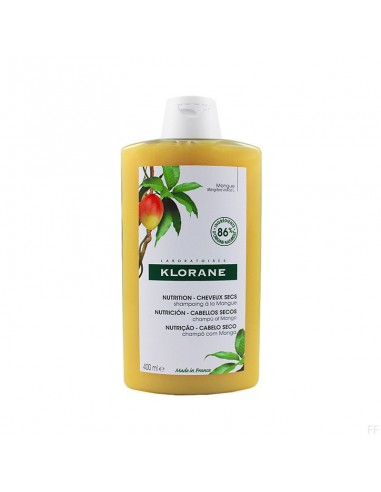 KLORANE CHAMPU AL MANGO  1 ENVASE 400 ML