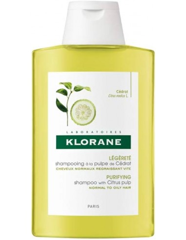 KLORANE CHAMPU A LA PULPA DE CIDRA  1 ENVASE 400 ML