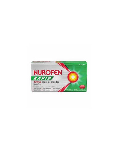 NUROFEN RAPID 400 MG 20 CAPSULAS BLANDAS