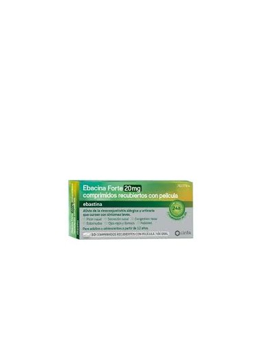 EBACINA FORTE 20 MG 10 COMPRIMIDOS RECUBIERTOS