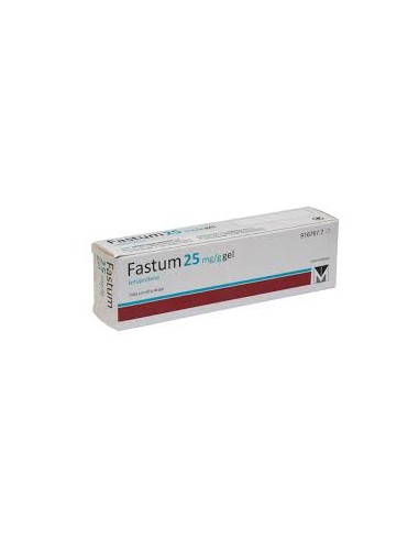 FASTUM 25 MG/G GEL CUTANEO 1 TUBO 60 G